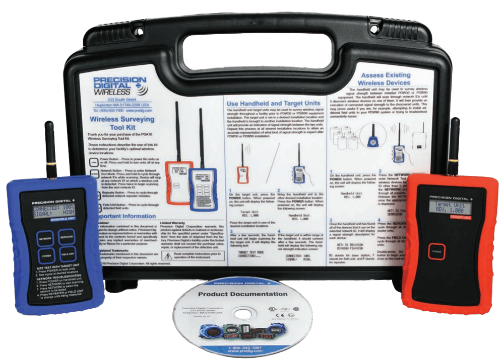 Precision Digital Wireless Surveying Tool Kit, PDA10
